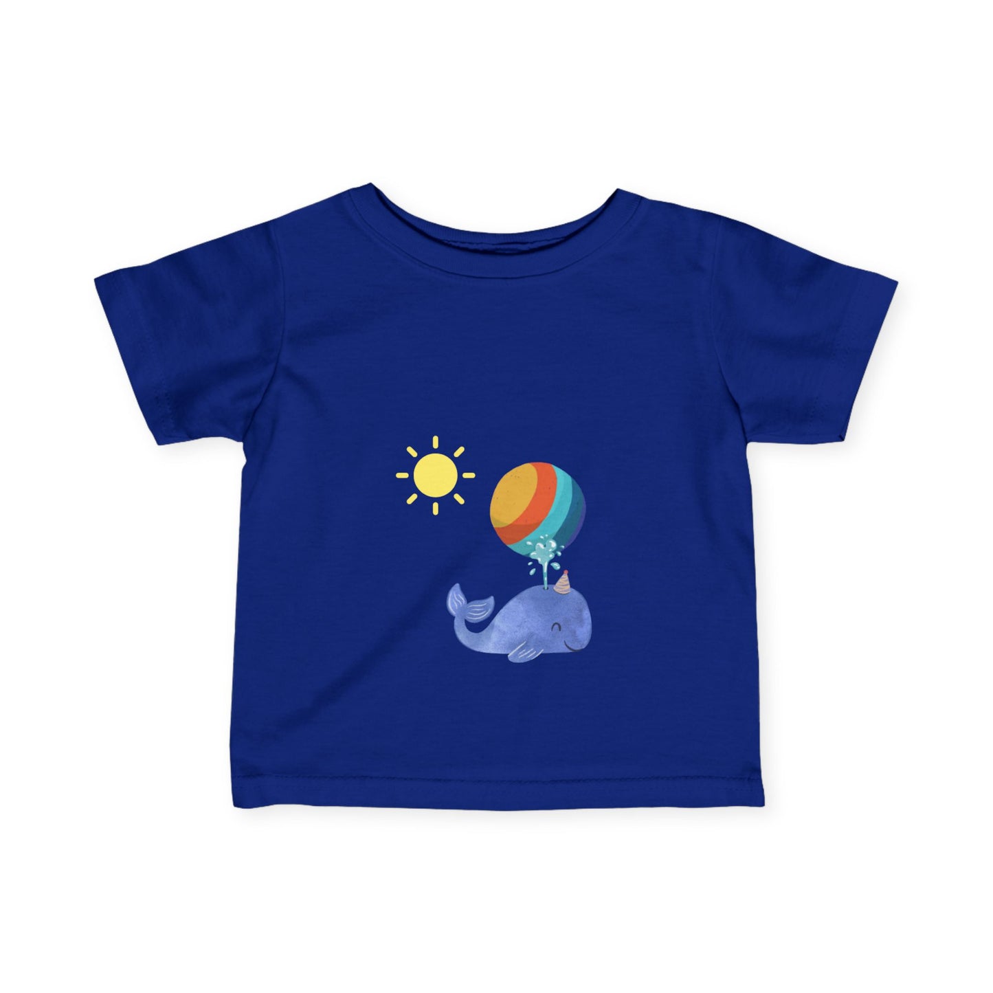 Play-Baby Whimsical Whale Infant Tee - Cute Playful Design for Babies