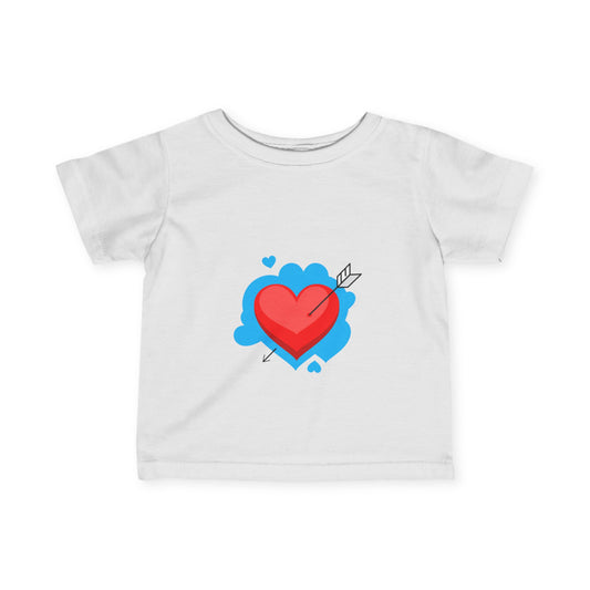 Play-Baby Love Infant Tee - Cute Playful Design for Babies