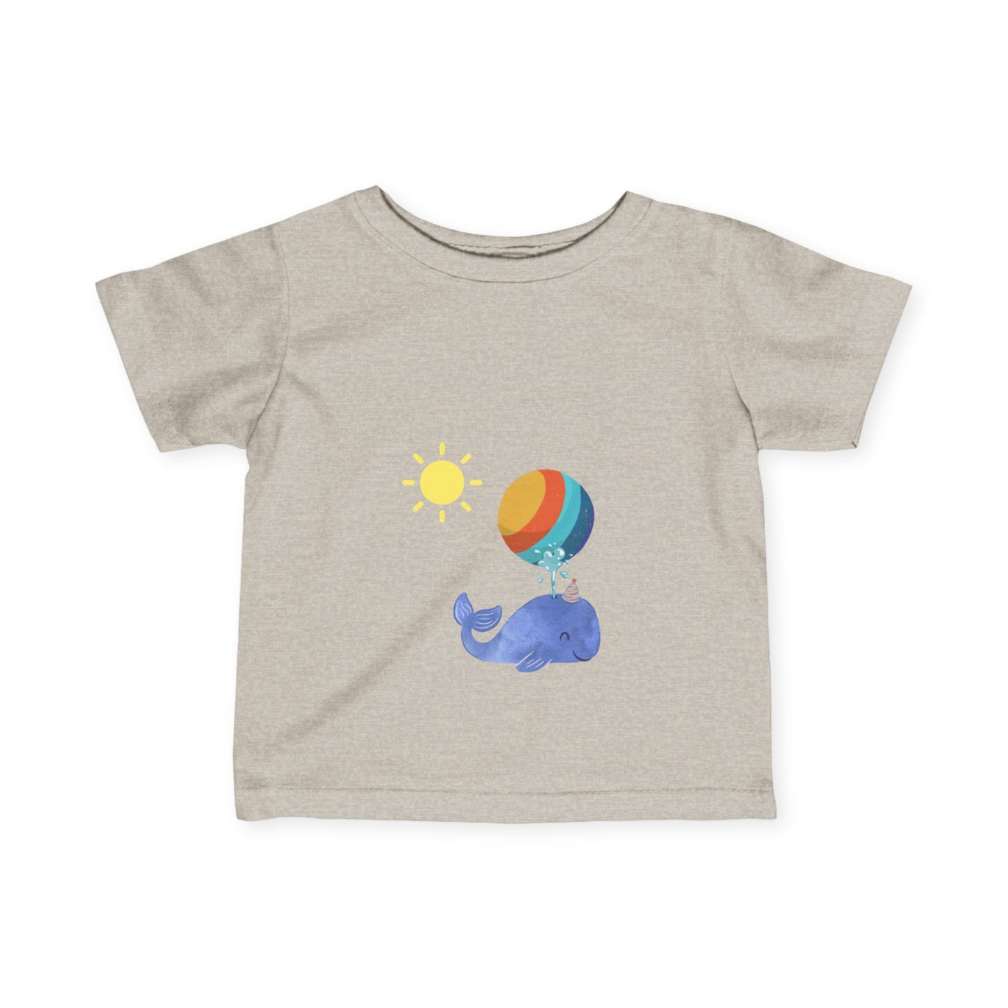 Play-Baby Whimsical Whale Infant Tee - Cute Playful Design for Babies