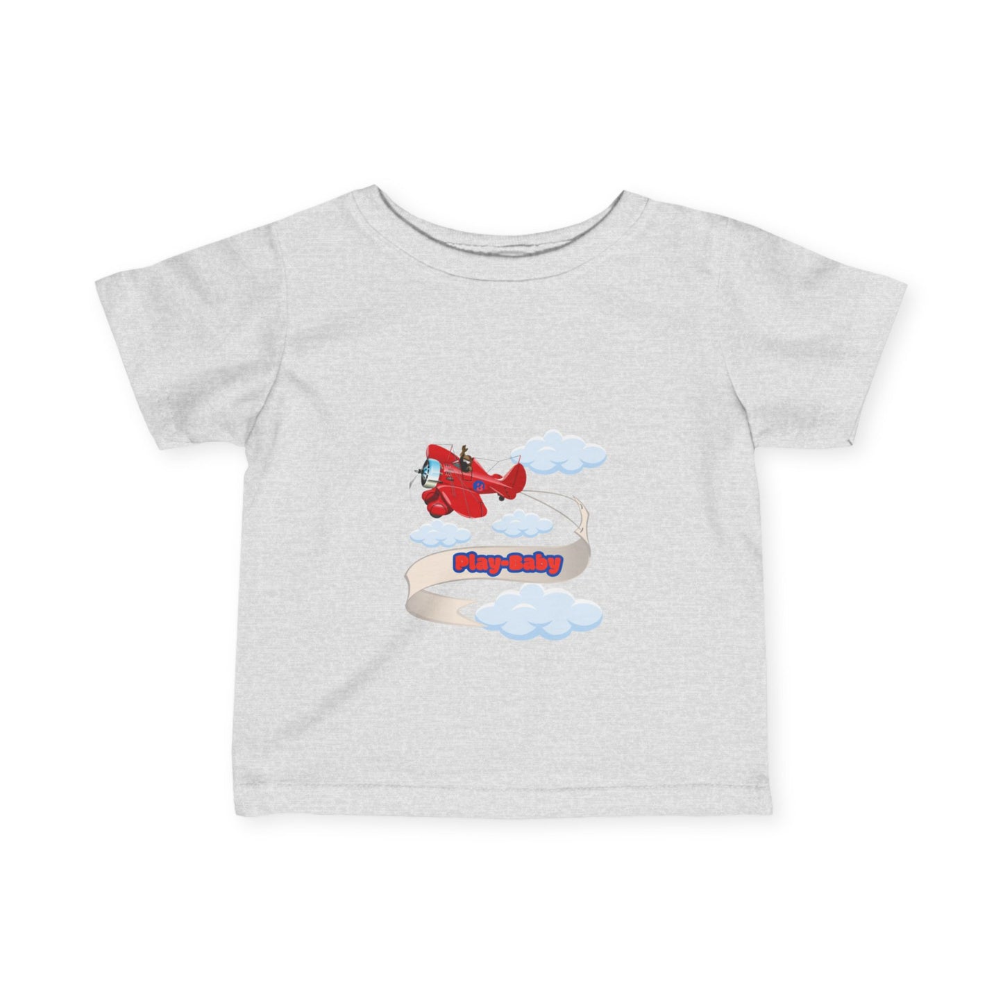 Play-Baby Airlplane Infant Tee - Adorable Baby Shirt for Playful Vibes