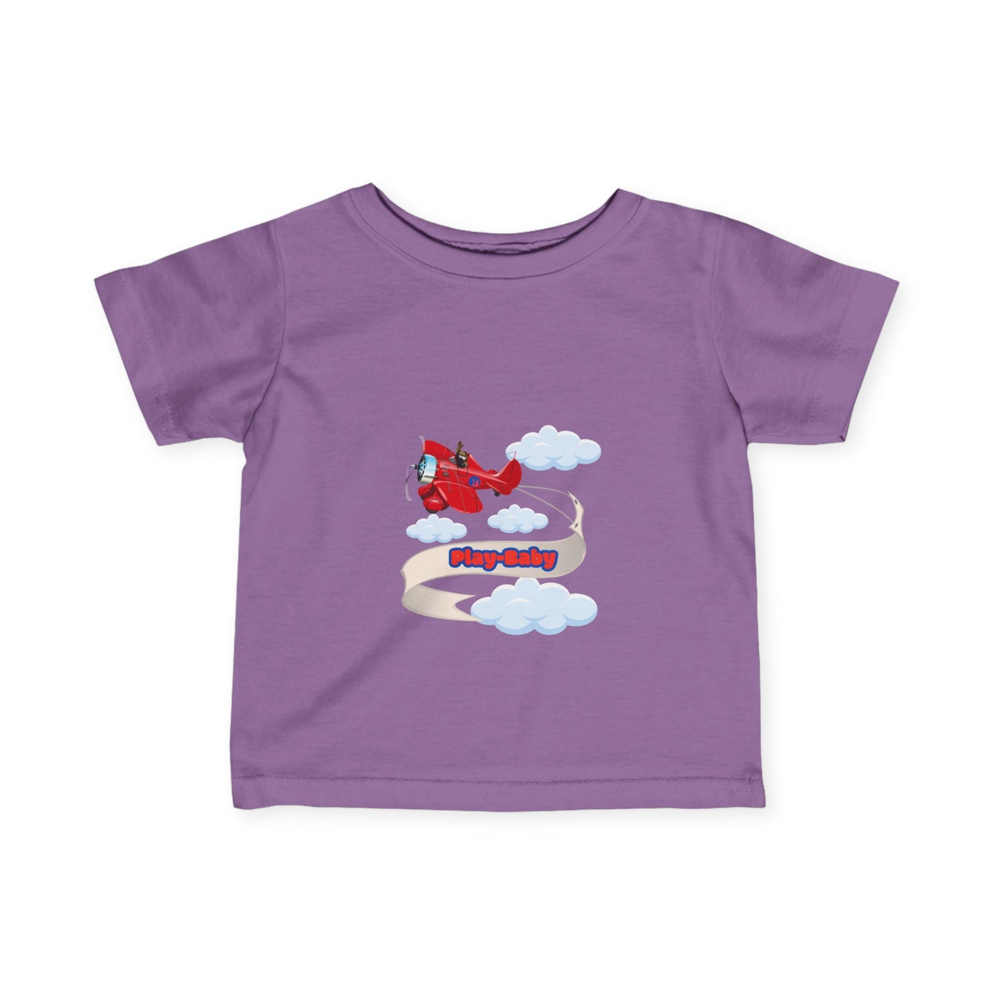 Play-Baby Airlplane Infant Tee - Adorable Baby Shirt for Playful Vibes