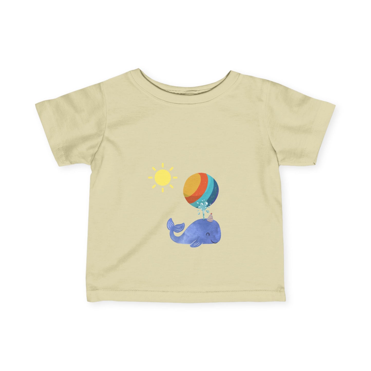 Play-Baby Whimsical Whale Infant Tee - Cute Playful Design for Babies