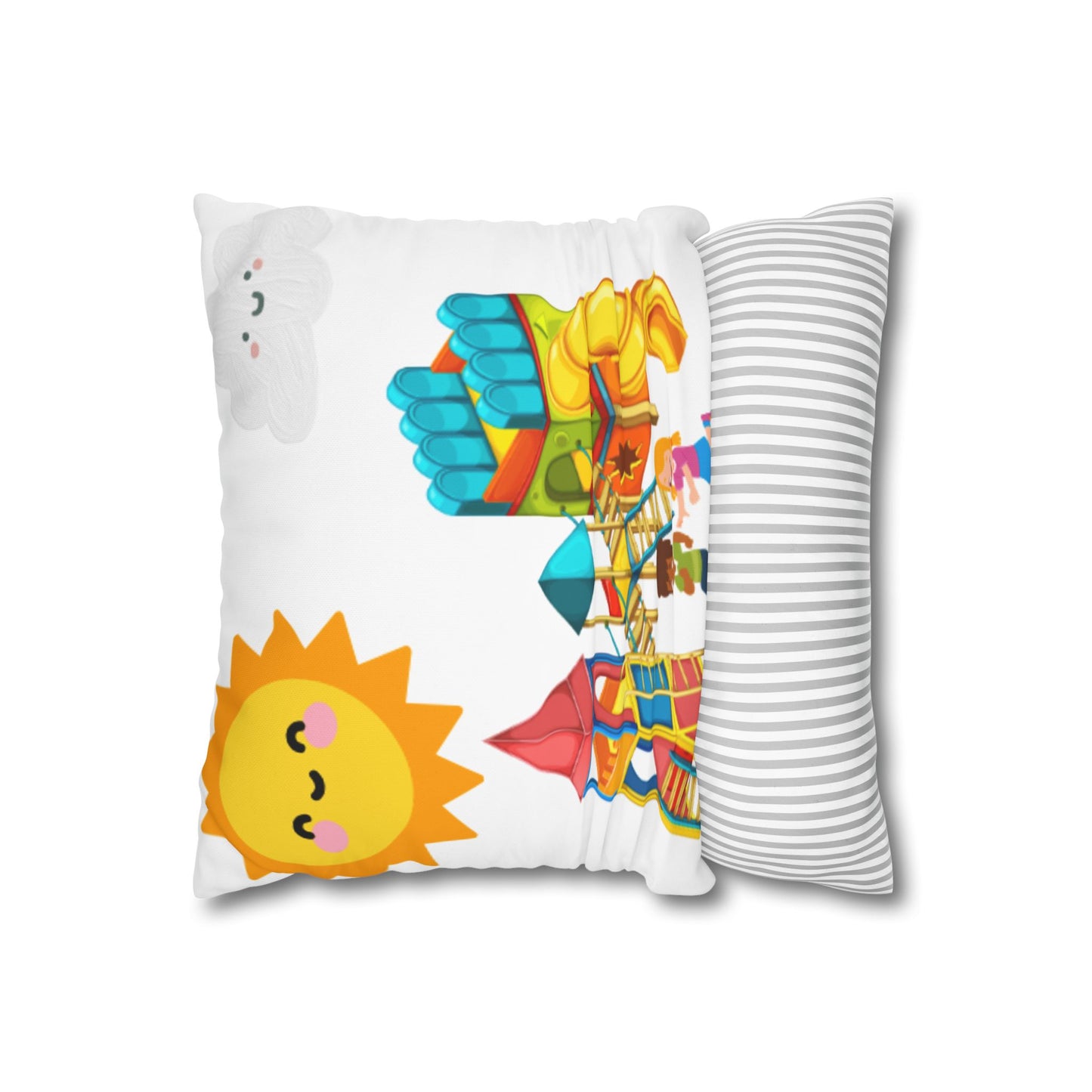 Play-Baby Sunnyplay Square Poly Canvas Pillowcase