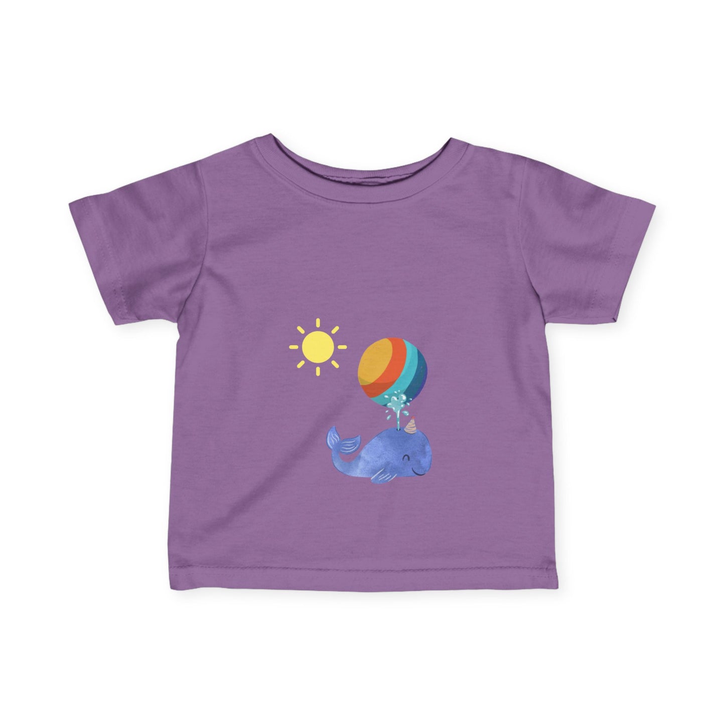 Play-Baby Whimsical Whale Infant Tee - Cute Playful Design for Babies