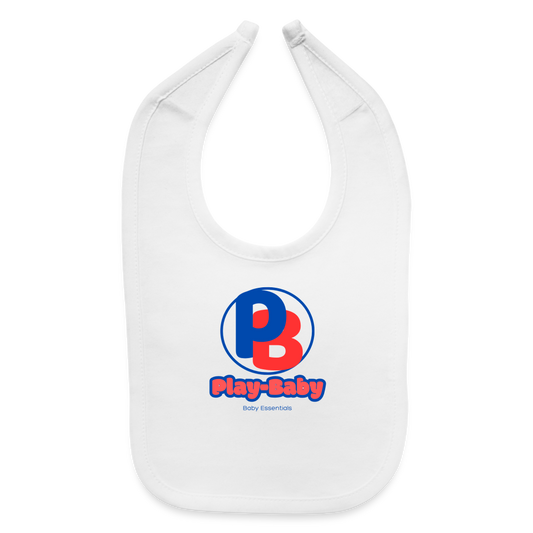 Play-Baby Baby Bib - white