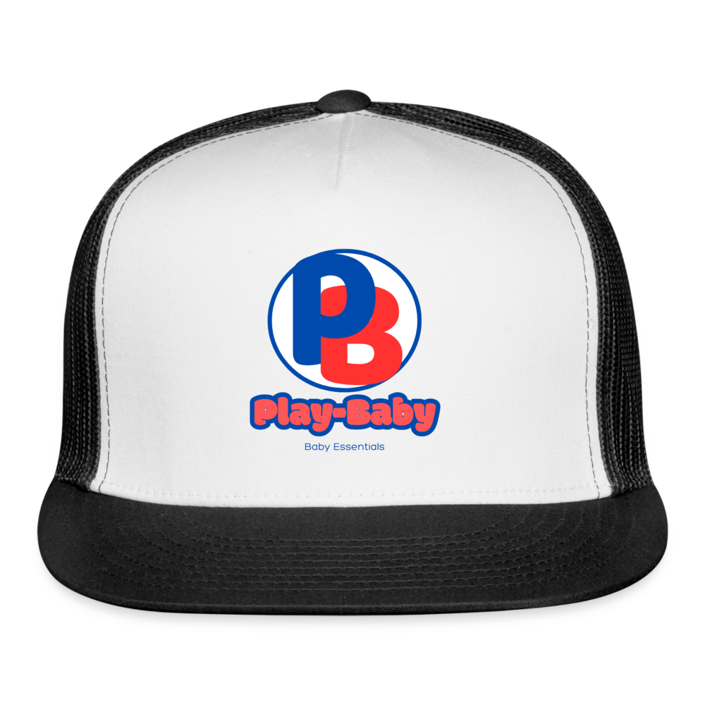 Play-Baby Adult  Hat - white/black