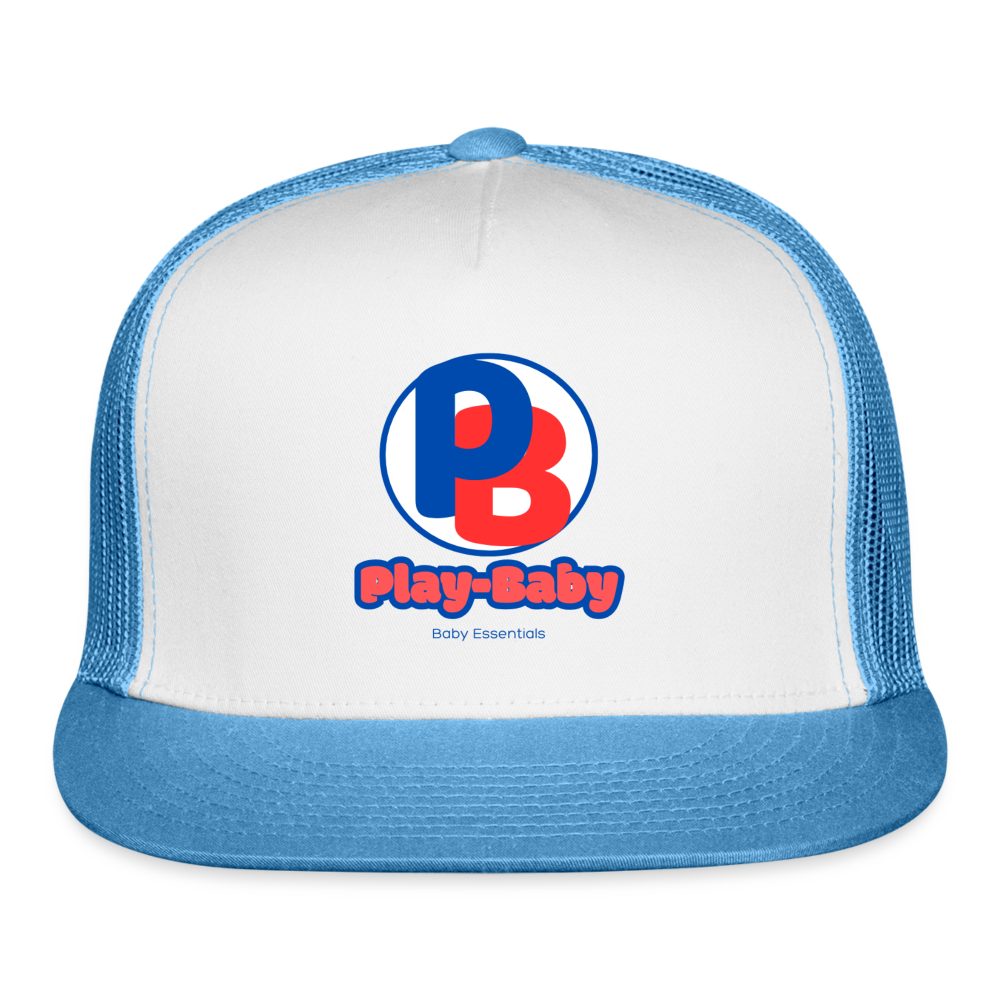 Play-Baby Adult  Hat - white/blue