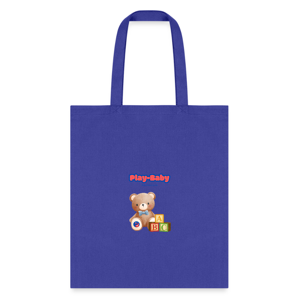 Play-Baby Tote Bag - royal blue