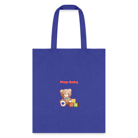 Play-Baby Tote Bag - royal blue