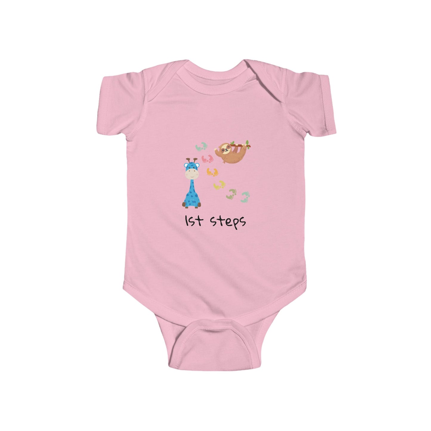 Cute Bear & Blocks Infant Bodysuit - Perfect Baby Shower Gift