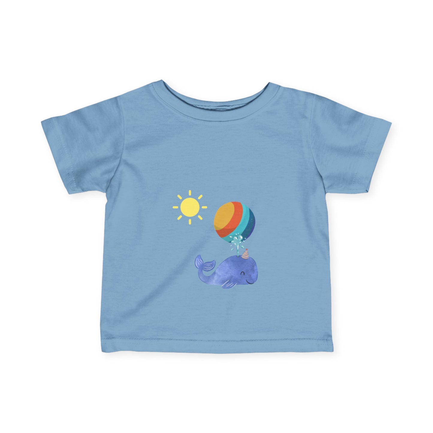 Play-Baby Whimsical Whale Infant Tee - Cute Playful Design for Babies